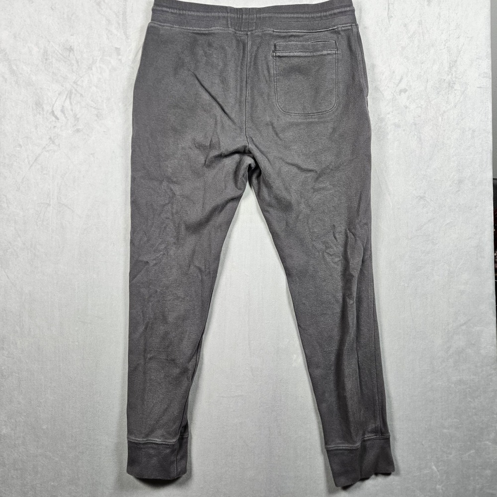 American Giant Joggers Mens Large Gray Sweatpants Cotton Made in USA Drawstring - Picture 2 of 9